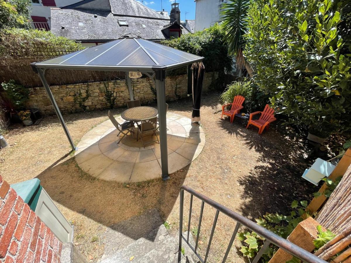 Le Patio, Coeur De Ville Avec Garage Et Jardin Vannes Exteriör bild